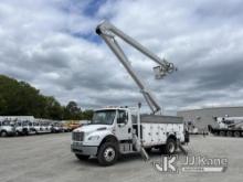 Posi Plus 400-55-A, Over-Center Material Handling Bucket Truck rear mounted on 2012 Freightliner M2 