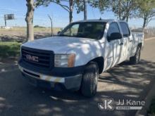 2012 GMC Sierra Hybrid Crew-Cab Pickup Truck Runs & Moves.