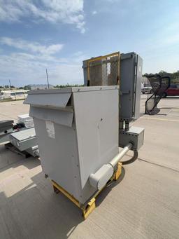 PORTABLE LOAD CENTER SKID WITH THREE PHASE TRANSFORMER; 480 DELTA; 208Y/120