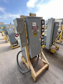 PORTABLE LOAD CENTER SKID WITH THREE PHASE TRANSFORMER; 480 DELTA; 208Y/120