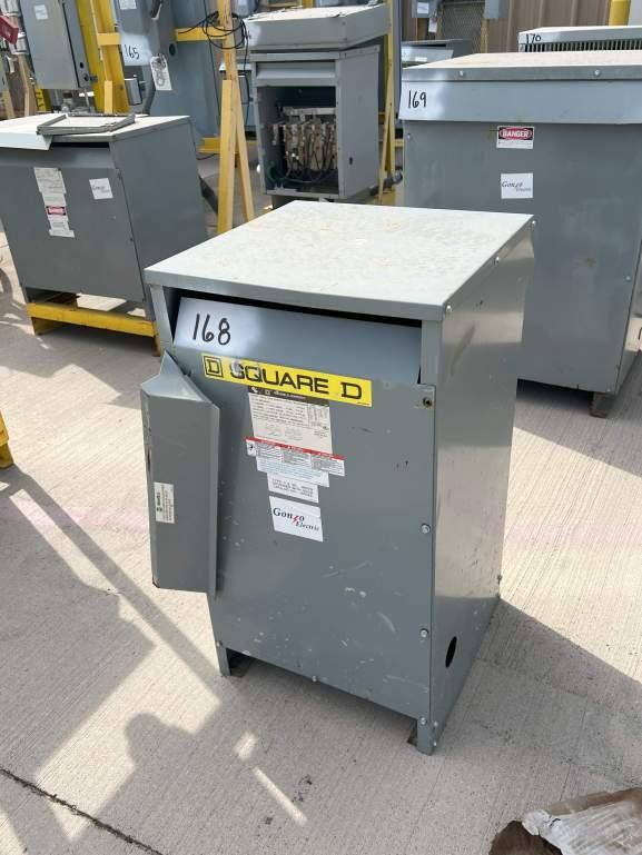 SQUARE D SINGLE PHASE TRANSFORMER; 480 DELTA; 120/240