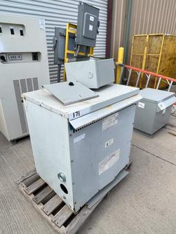 GE THREE PHASE TRANSFORMER; 480 DELTA; 208Y/120