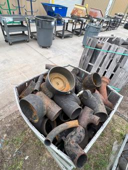 (2) PALLETS OF MISCELLANEOUS STEEL COATED PIPE & PIPE FITTINGS