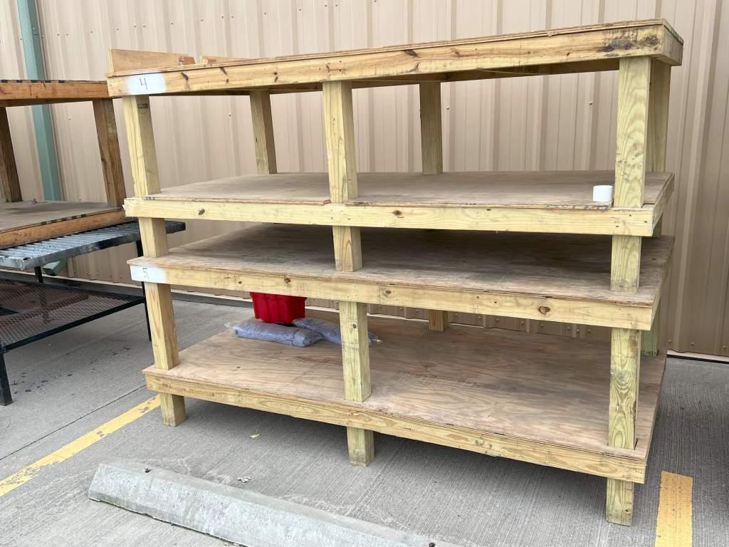 4'X8'X3' WOOD WORK TABLE