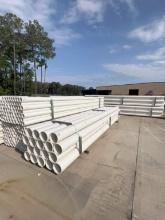 (18) JOINTS 8 5/8” X 20 PVC PIPE