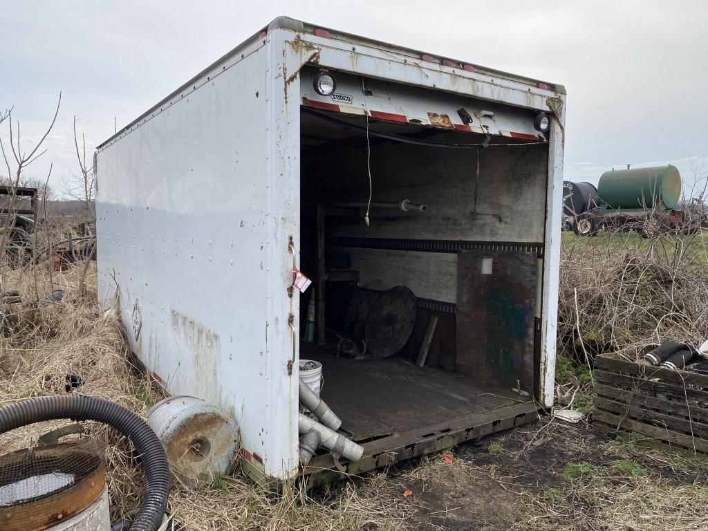 BOX TRUCK BOX FOR STORAGE, 20' X 8', 90'' REAR ENTRY