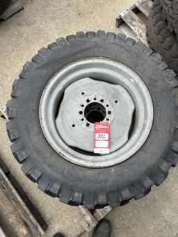 SEMPERIT 10.5-20/10-20 TIRES ON RIMS (2 QTY.)