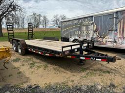 2017 PJ TANDEM AXLE EQUIPMENT TRAILER