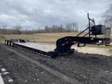 2004 PHELAN TRI-AXLE LOWBOY TRAILER, GVWR 120,900 LBS, TOOL BOX, 50-TON, 24' WELL, VIN: 40FS04930400