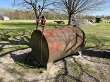 FUEL TANK, APPROX. 300-GALLON, WITH HAND PUMP & HOSE