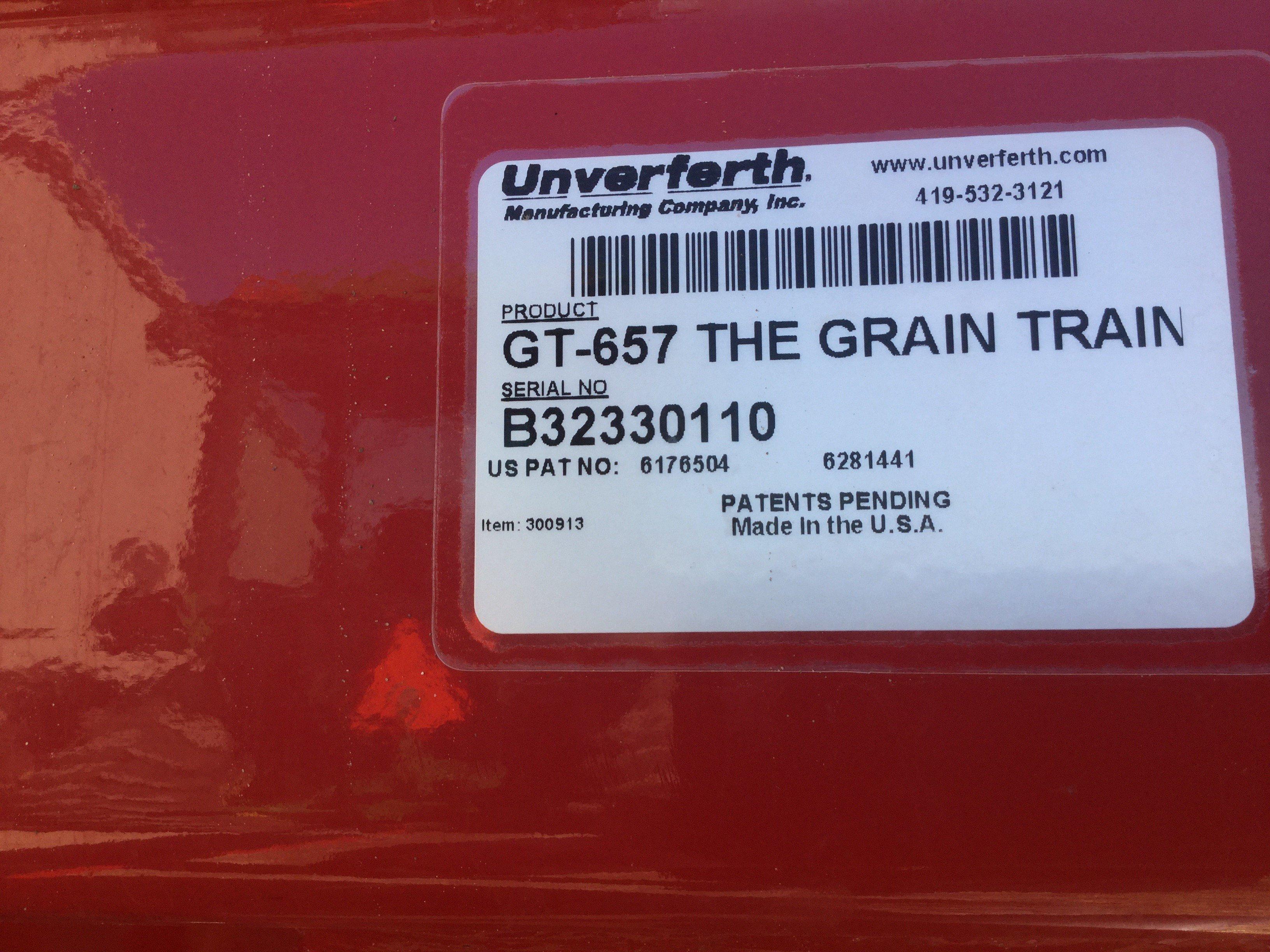 2012 Unverferth/Brent GT-657 650 bu. gravity wagon