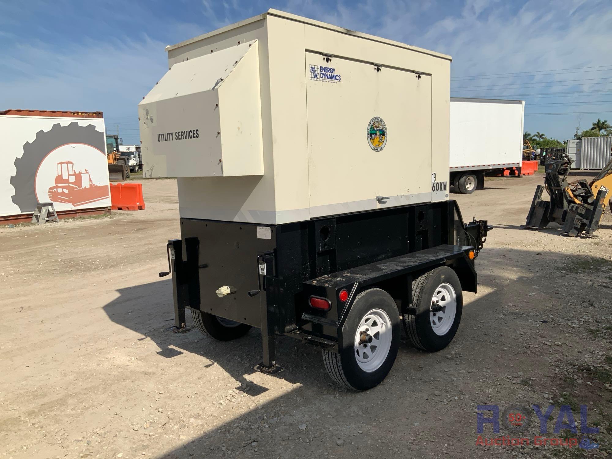 Energy Dynamics 60 KW Towable Generator