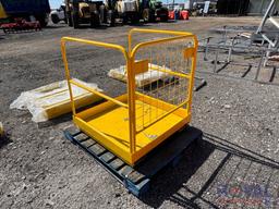 Forklift Collapsible Safety Cage Man Basket