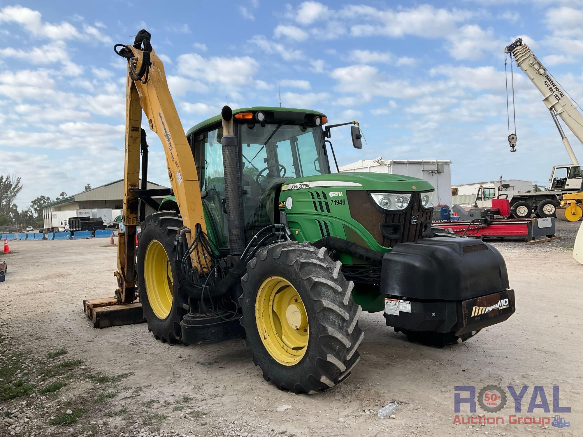 2013 John Deere 6125M 4WD 30ft Alamo Mavrick MV30 Slope Mower Tractor