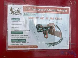 2023 Raytree 31in Transverse Stump Grinder Skid Steer Attachment