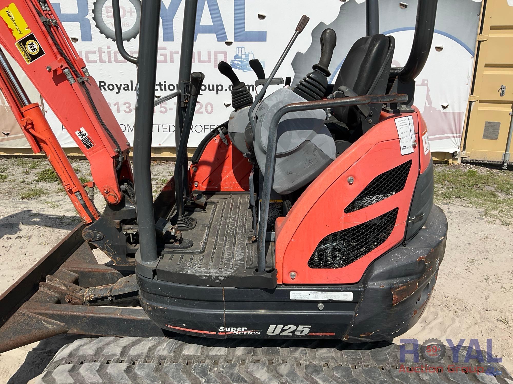 2017 Kubota U25 Mini Excavator