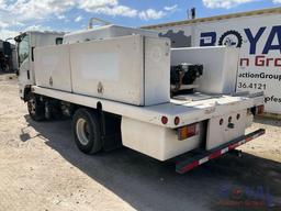 2014 Isuzu NPR-HD Flatbed Spray Truck