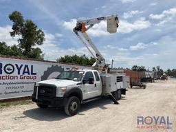 2014 Ford F550 Hi-Ranger LT-40 4x4 Bucket Truck