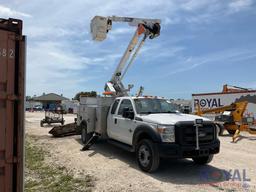 2014 Ford F550 Hi-Ranger LT-40 4x4 Bucket Truck