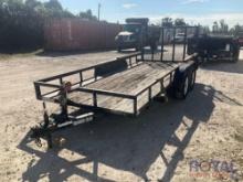 Caliber 16ft Equipment Trailer w/ Fold Down Ramp