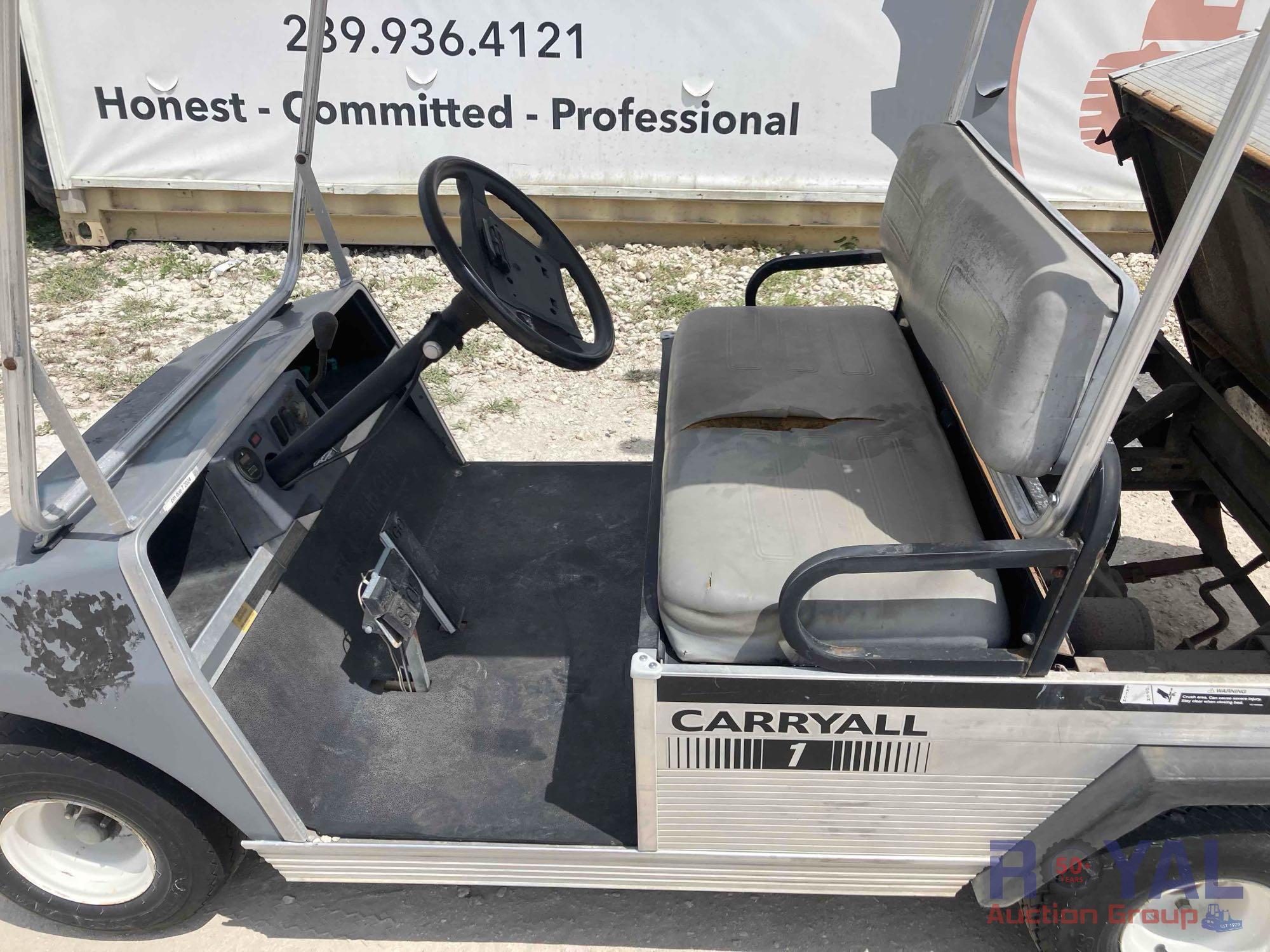 2011 Club Car Carryall 1 Utility Dump Cart