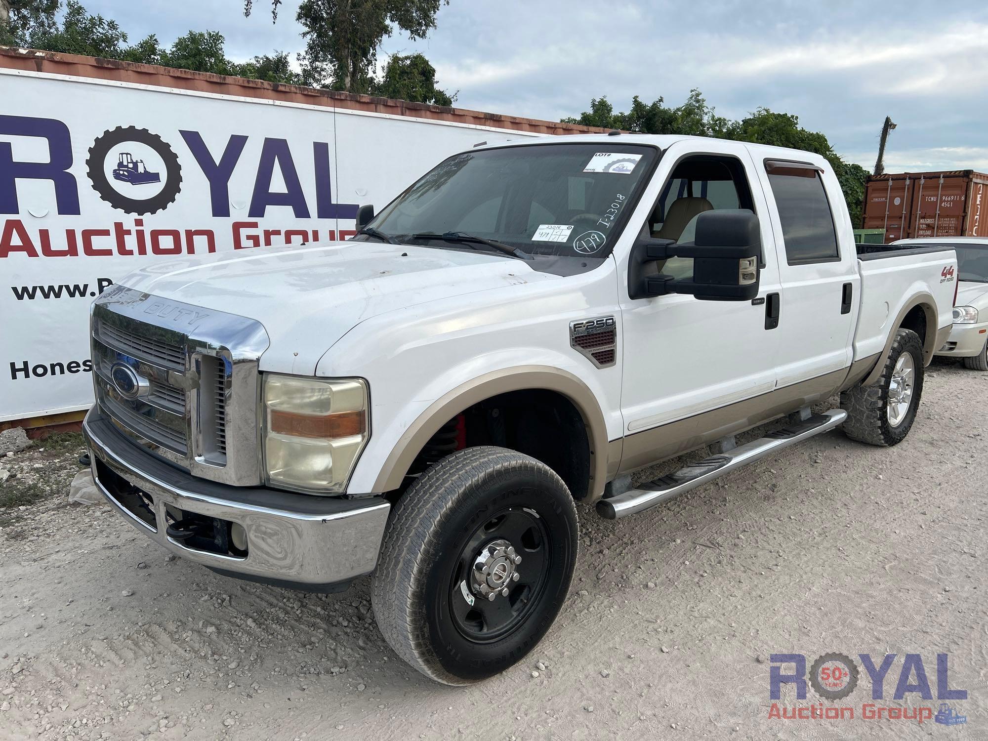 2008 Ford F250 Super Duty 4X4 Crew Cab Pickup Truck