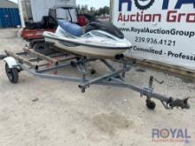 2001 Yamaha Jet Ski With Galvanized Double Jetski Trailer