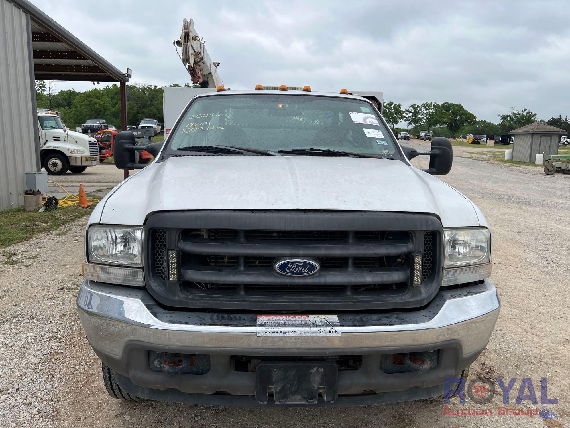 2004 Ford F550 Stellar 6620 Crane Service Truck