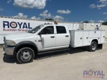 2012 Ram 5500 Liftmoore 2000 Crane Crew Cab Service Crane Truck