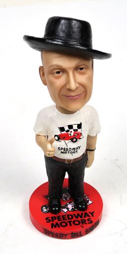 Racing Novelties (2), Speedway Motors "Speedy Bill Smith" Bobblehead Doll &