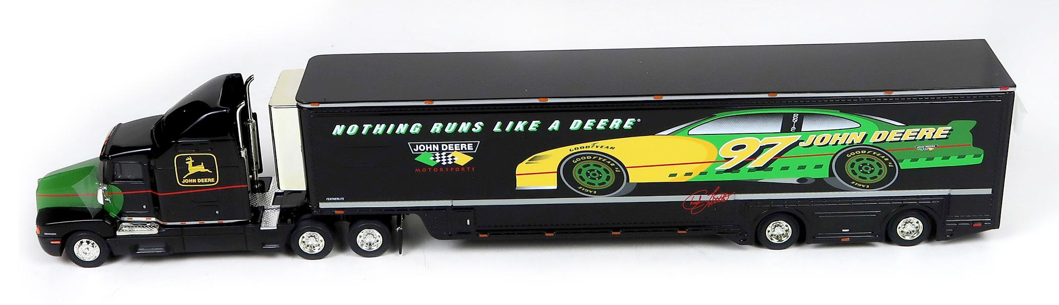 Ertl John Deere Motorsports Semi Truck, w/display case, Ser. # 0529, MIB, 2