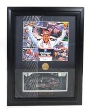 Nascar Dale Earnhardt Wall Display, 1:24 scale Race Fans car by Action with