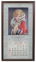 Coca-Cola 1926 Bottling Works Calendar, litho on paper by The Murphy Co. w/