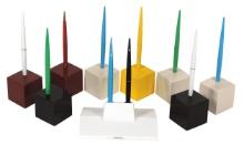 Pen Sets (9), 8 MCM Parker Cube stands w/ballpoints & 2-pc Jotter set, Exc