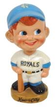 Baseball Bobble-Head, Kansas City Royals, 1960's, mfgd by Sport Specialties