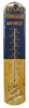 Petroliana Atlas Thermometer, Perma-Guard Anti-Freeze, diecut steel, Good+