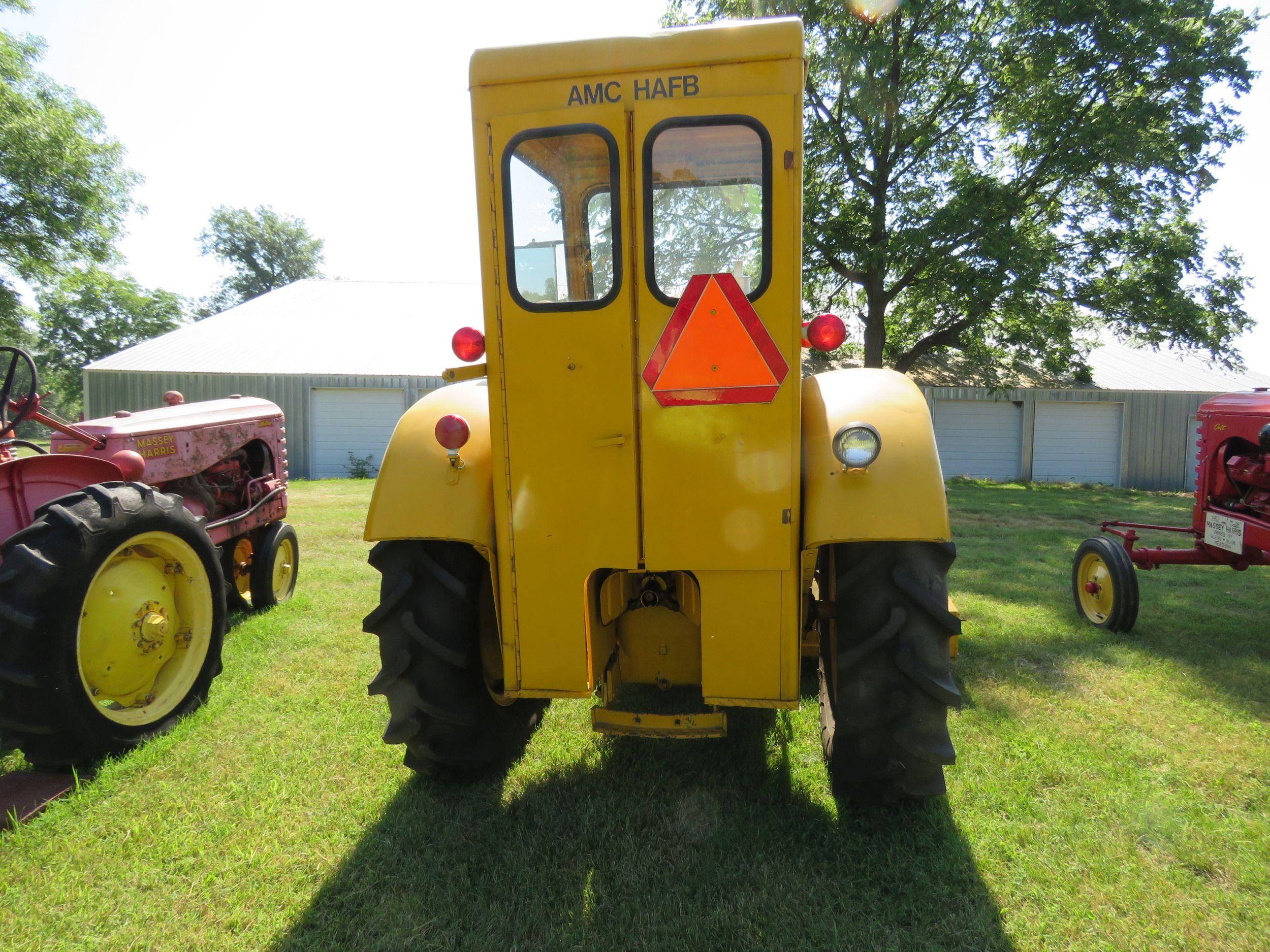 1956 Massey Harris I244 Tractor with Sabre Magnetic Sweeper