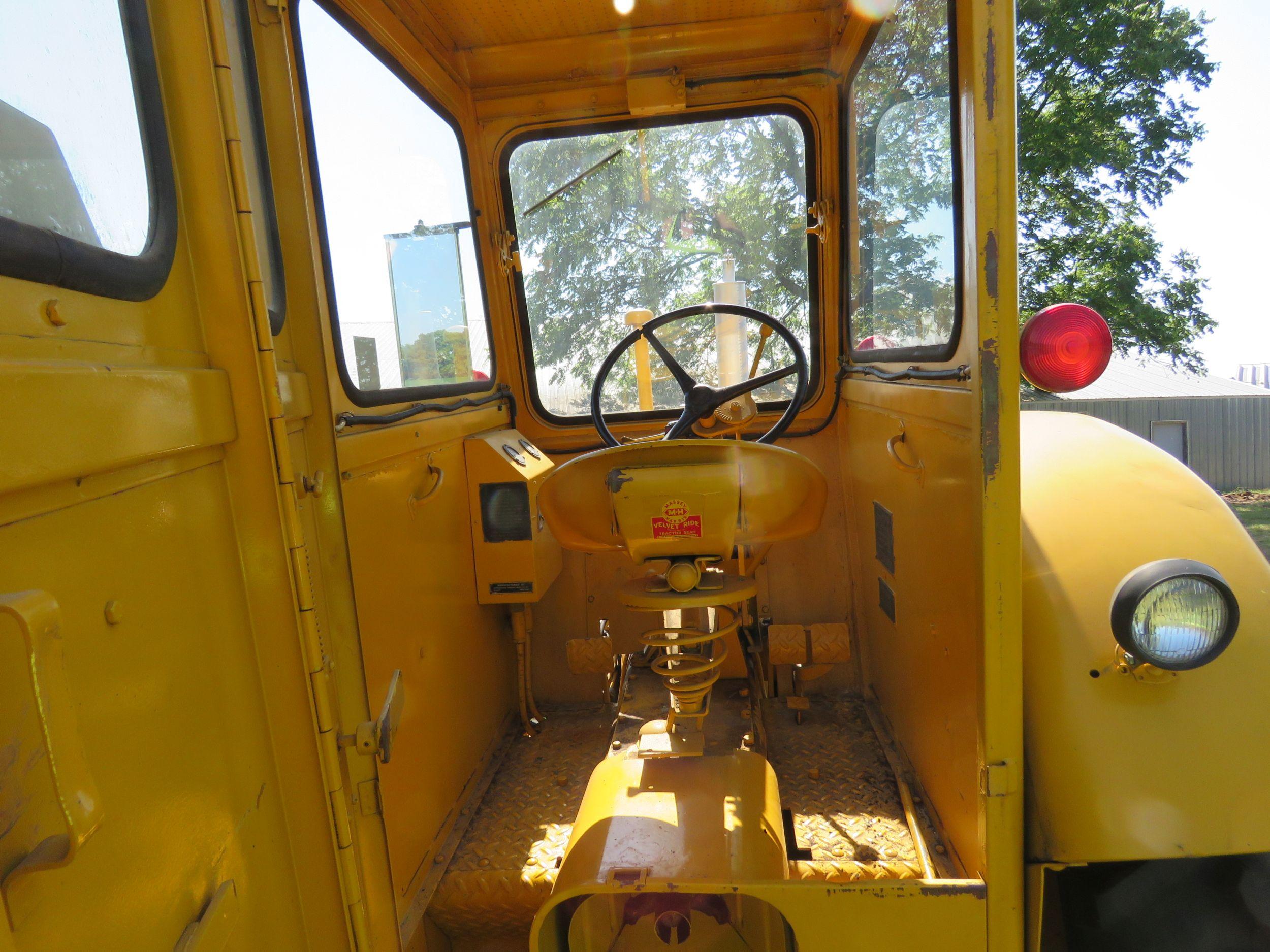 1956 Massey Harris I244 Tractor with Sabre Magnetic Sweeper