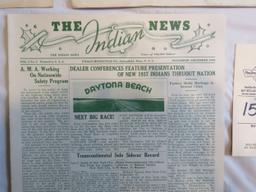 Lot of The Indian News Newspapers from 1934, 1936, & 1938