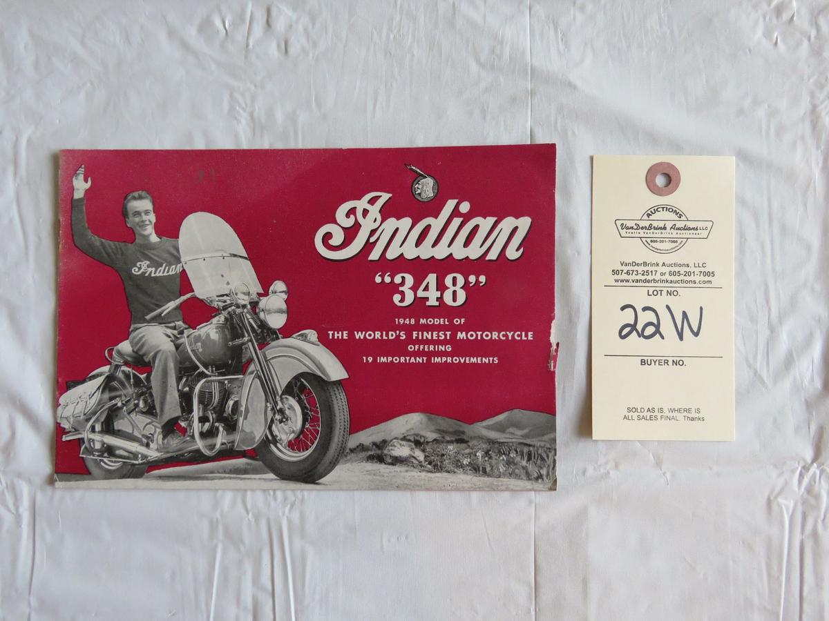 1948 Indian "348" Brochure