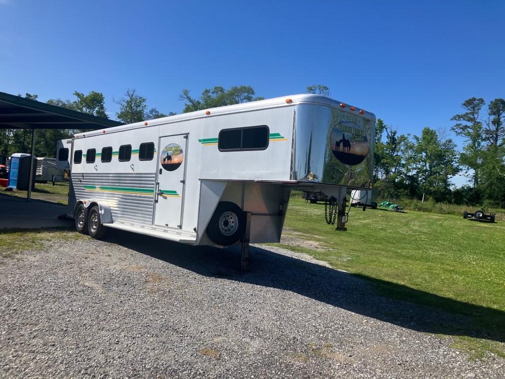 2007 Dalton gooseneck 5 horse slant load trailer