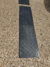 2’x8’ hard rubber airplane landing matts