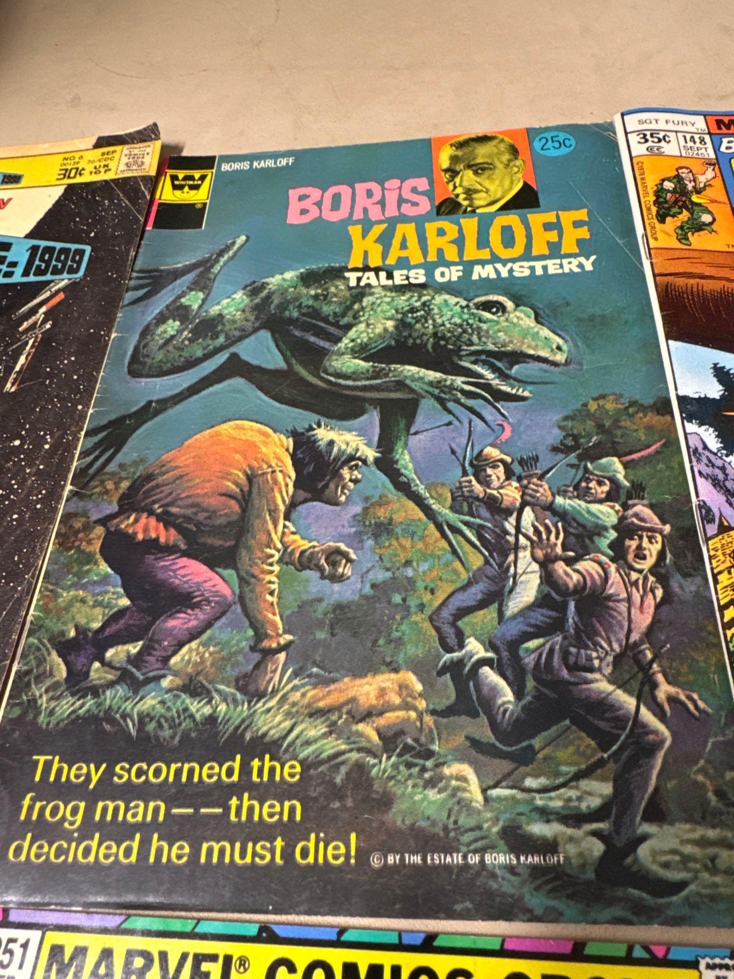 eight early comics $.30-$.60