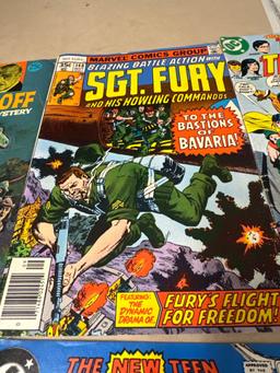 eight early comics $.30-$.60