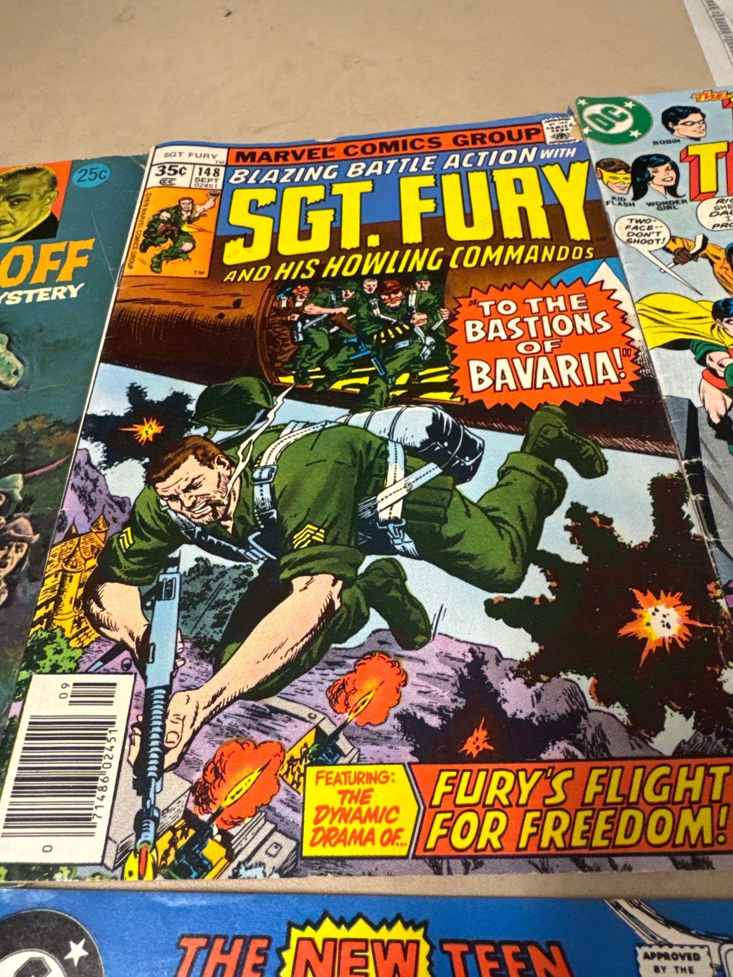 eight early comics $.30-$.60