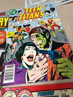 eight early comics $.30-$.60