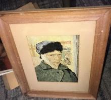 Vintage framed picture 13 in x 16 in