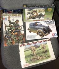 4- military model kits