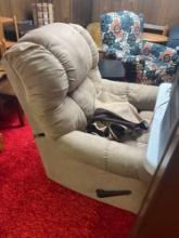 Tan recliner chair -bsmt