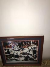 Framed Cubs bears Walter Payton autographed picture 26 in x 22 in